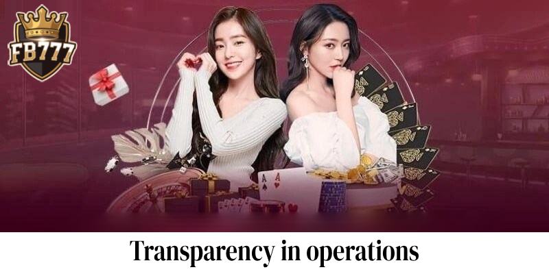 Transparency in operations